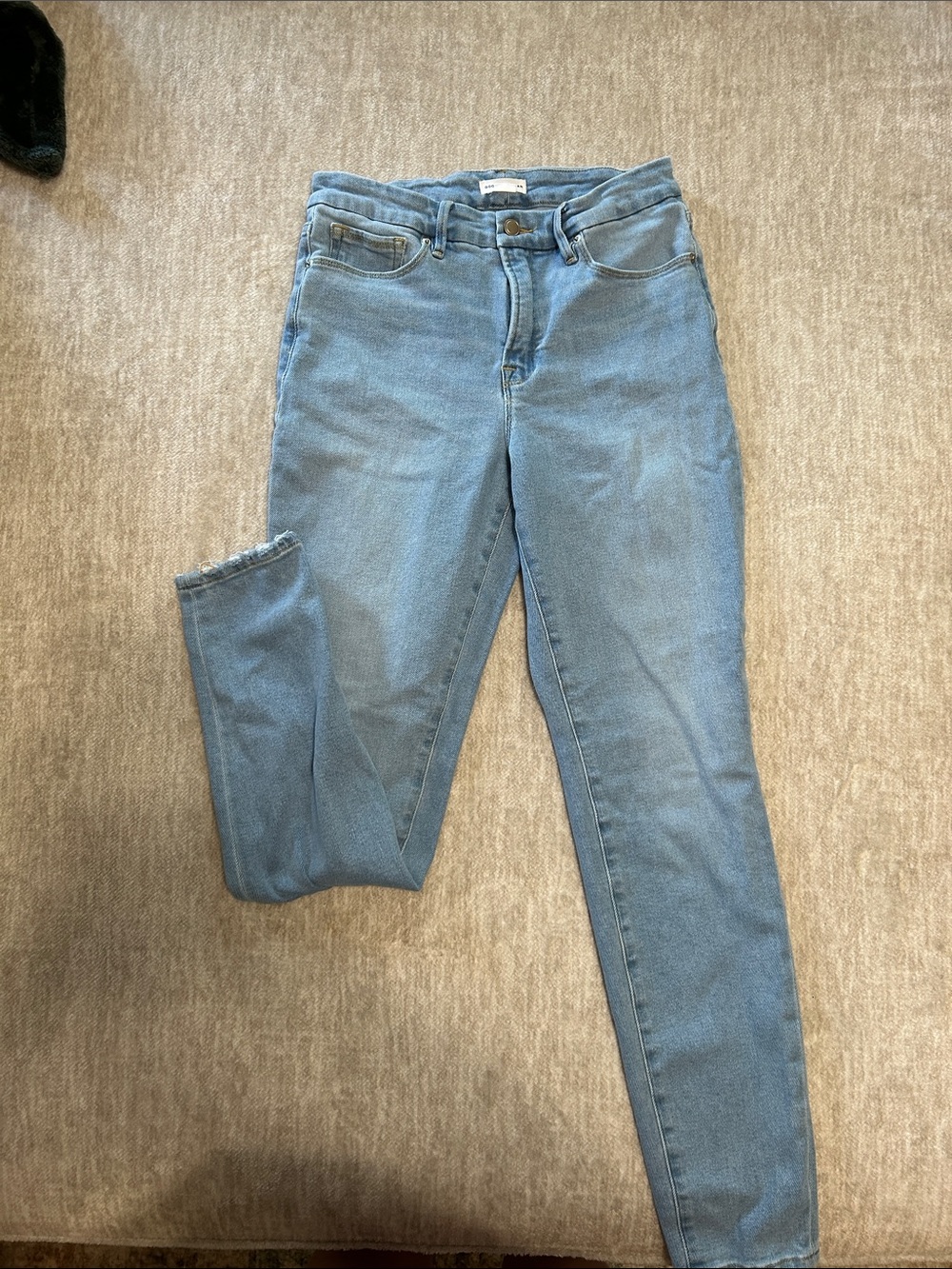 Good American Light Blue Women's High-Rise Skinny Jeans